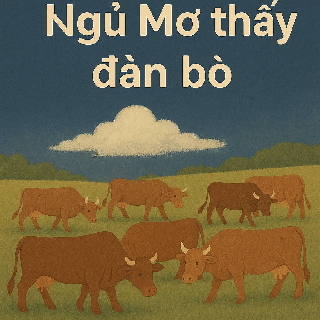 Mơ thấy đàn bò là điềm gì? Đánh số mấy