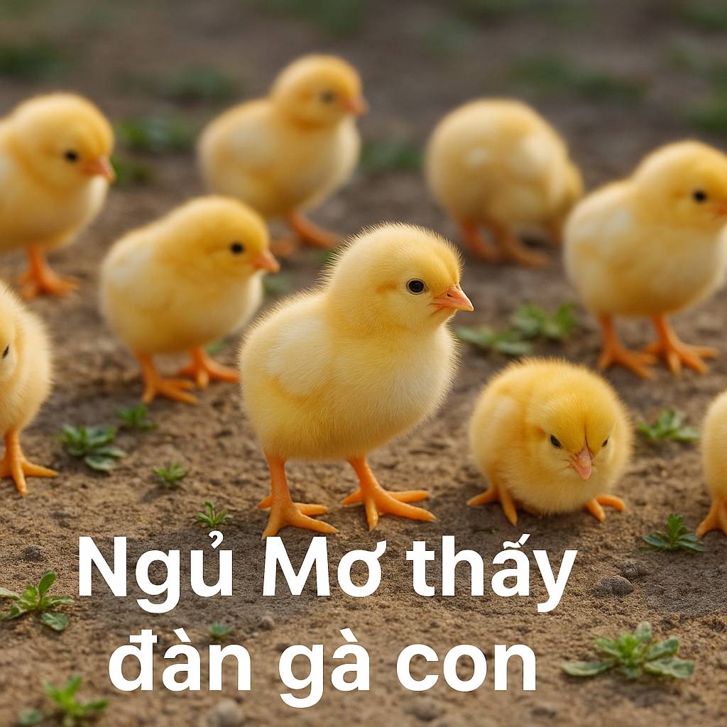 Mơ thấy đàn gà con là điềm gì? Đánh số mấy