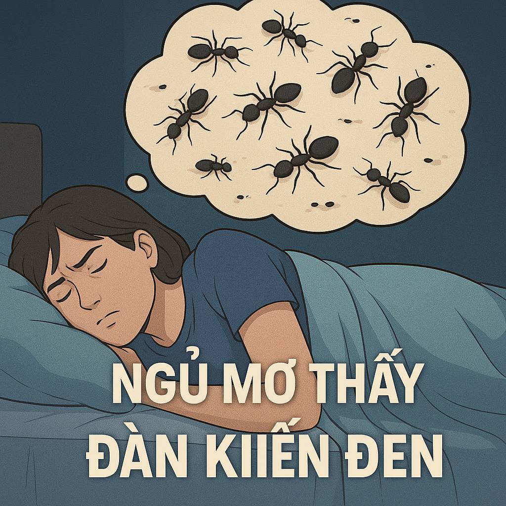 Mơ thấy đàn kiến đen là điềm gì? Đánh số mấy