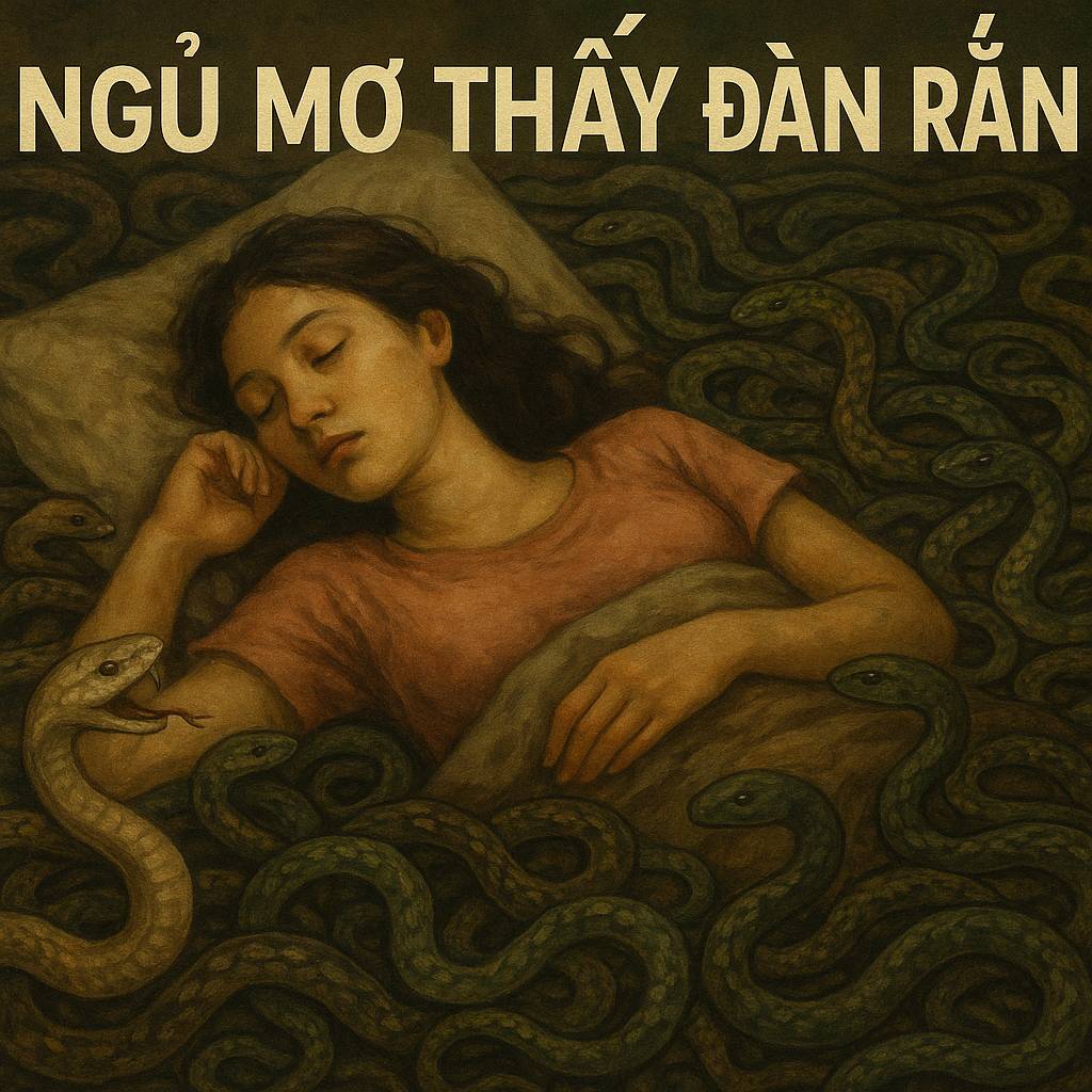 Mơ thấy đàn rắn là điềm gì? Đánh số mấy