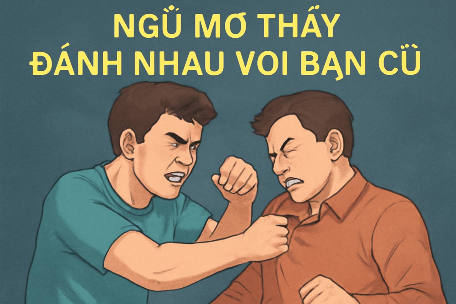 Mơ thấy đánh nhau với bạn cũ là điềm gì? Đánh số mấy