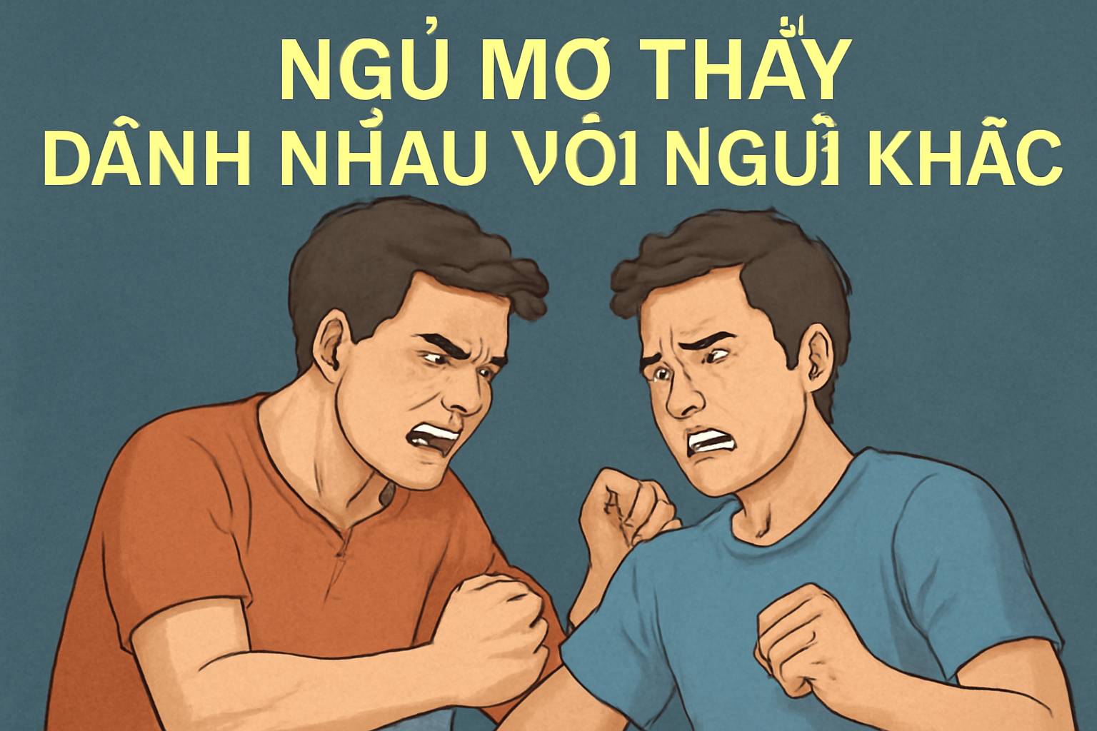 Mơ thấy đánh nhau với người khác là điềm gì? Đánh số mấy