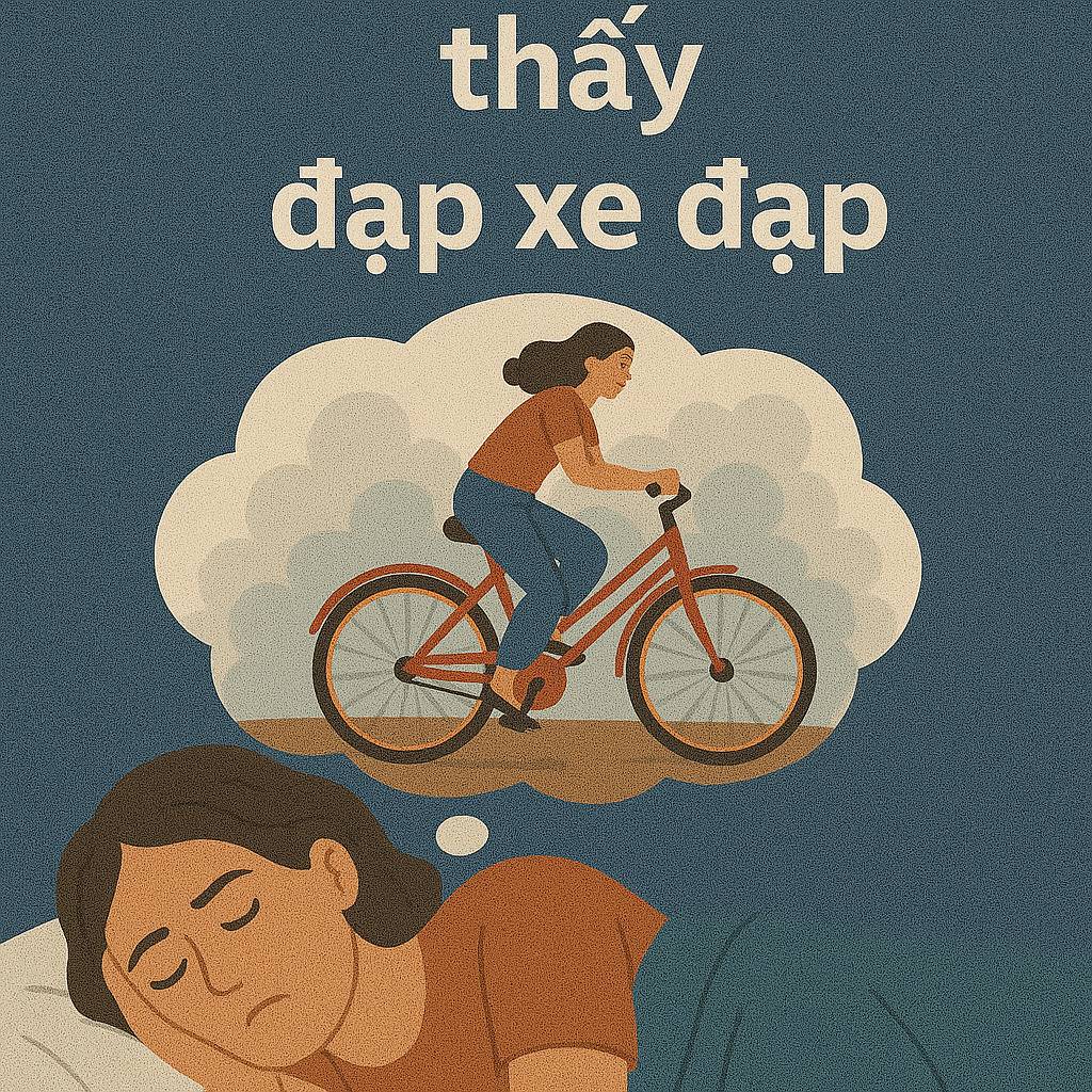 Mơ thấy đạp xe đạp là điềm gì? Đánh số mấy