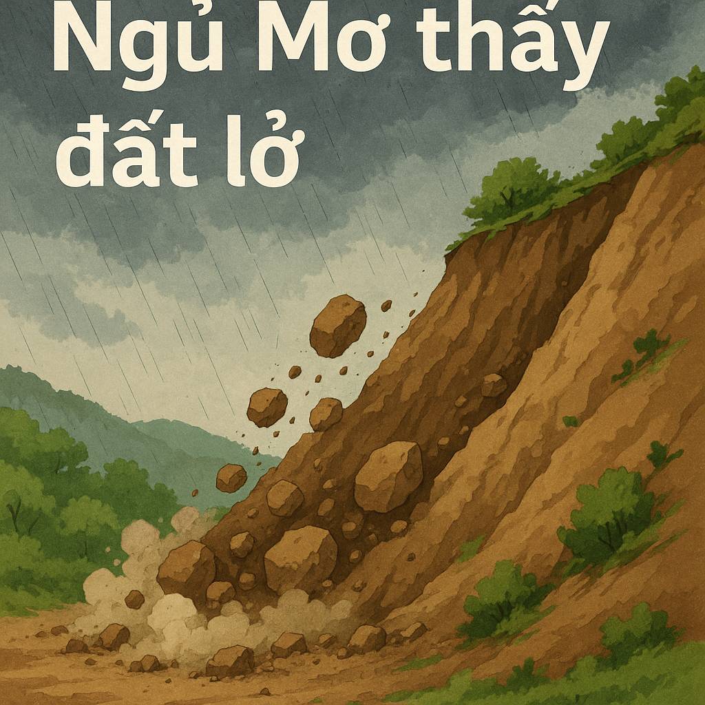 Mơ thấy đất lở là điềm gì? Đánh số mấy