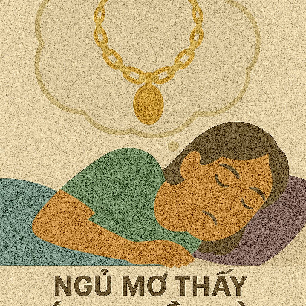 Mơ thấy dây chuyền vàng là điềm gì? Đánh số mấy