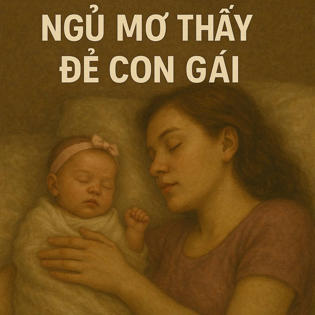 Mơ thấy đẻ con gái là điềm gì? Đánh số mấy