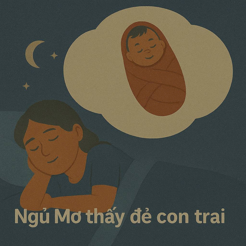 Mơ thấy đẻ con trai là điềm gì? Đánh số mấy