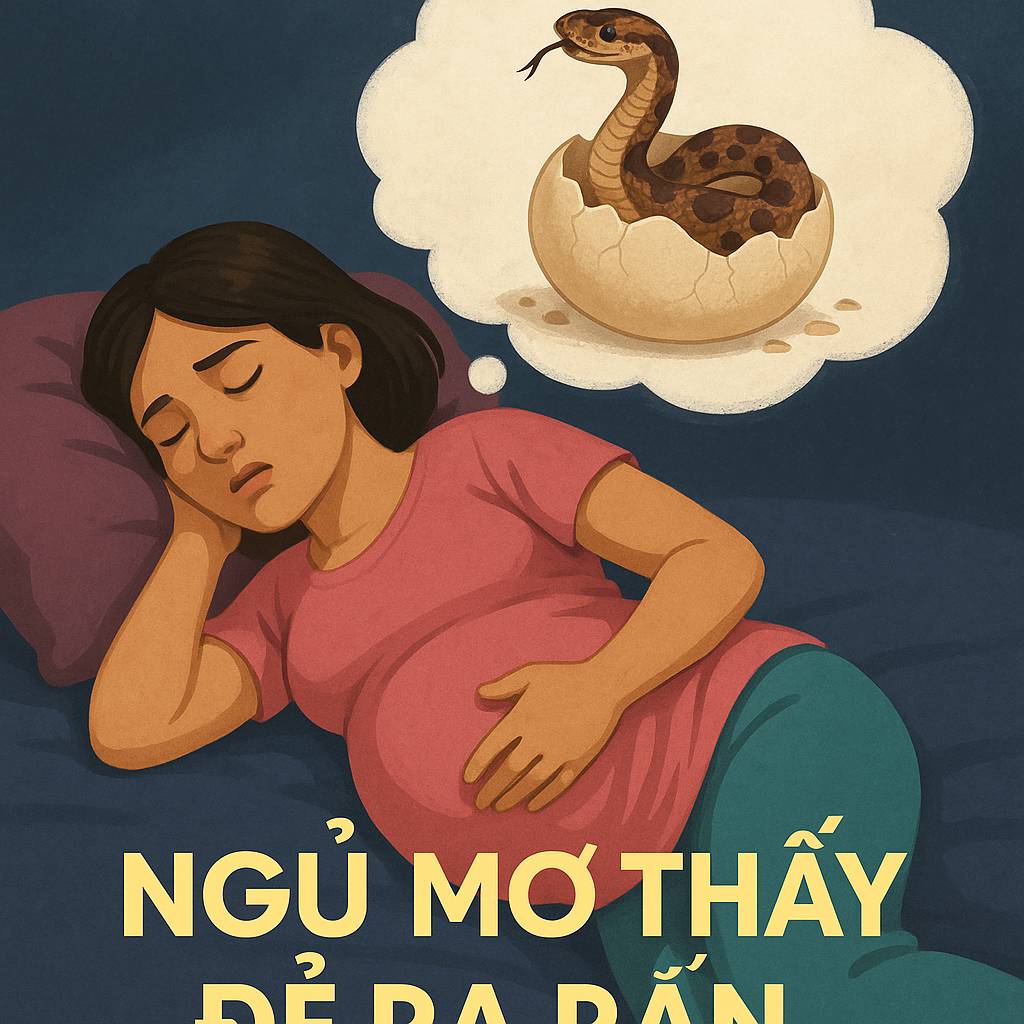 Mơ thấy đẻ ra rắn là điềm gì? Đánh số mấy?