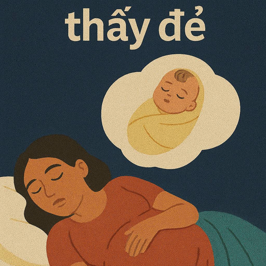 Mơ thấy đẻ là điềm gì? Đánh số mấy