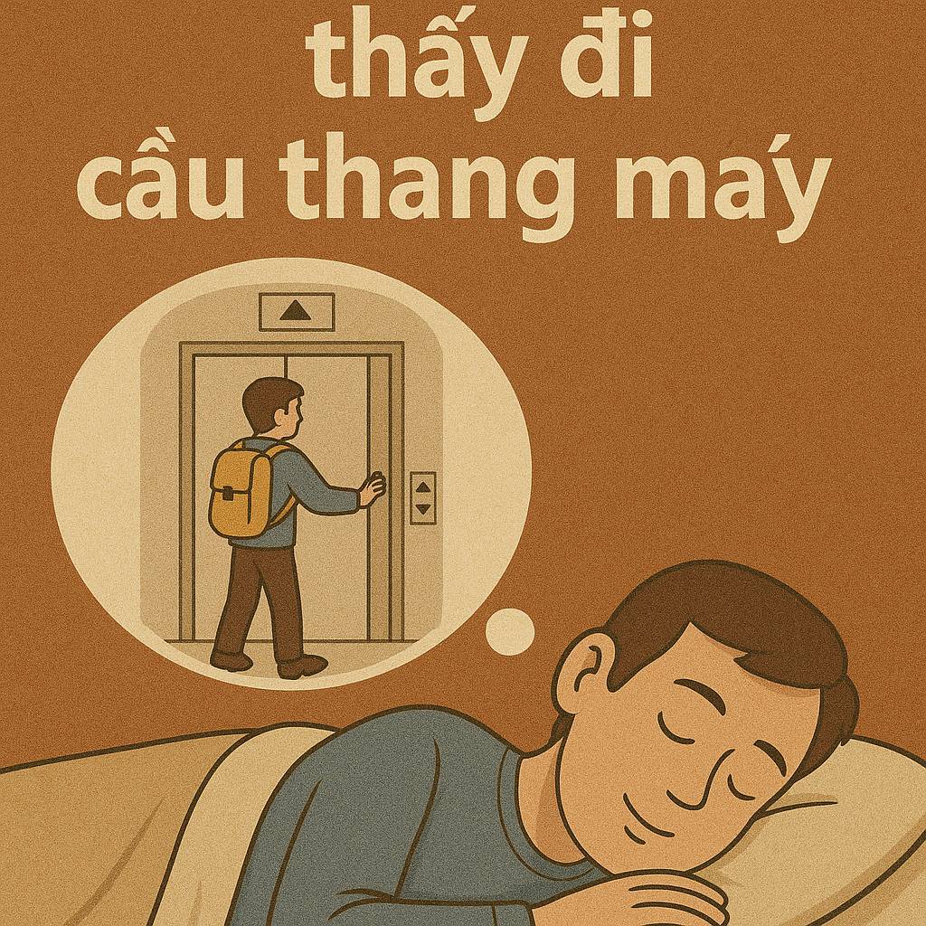 Mơ thấy đi cầu thang máy là điềm gì? Đánh số mấy?