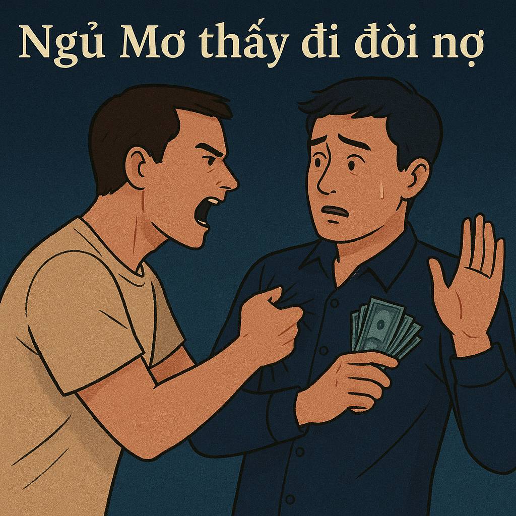 Mơ thấy đi đòi nợ là điềm gì? Đánh số mấy