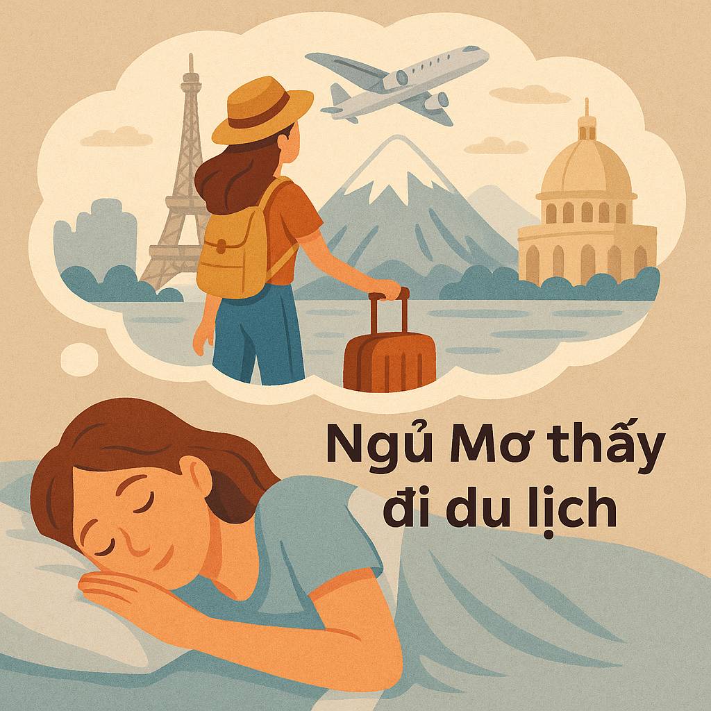 Mơ thấy đi du lịch là điềm gì? Đánh số mấy?