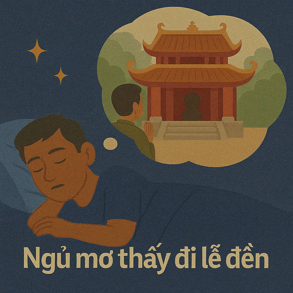 Mơ thấy đi lễ đền là điềm gì? Đánh số mấy