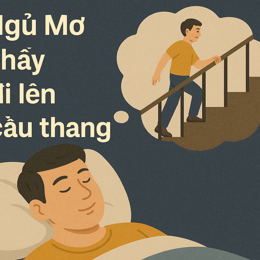Mơ thấy đi lên cầu thang là điềm gì? Đánh số mấy?
