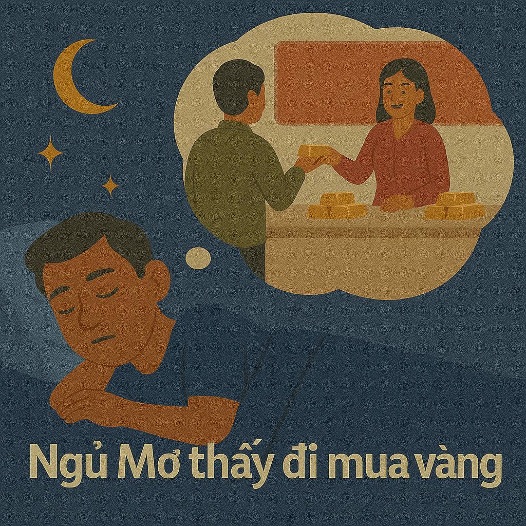 Mơ thấy đi mua vàng là điềm gì? Đánh số mấy