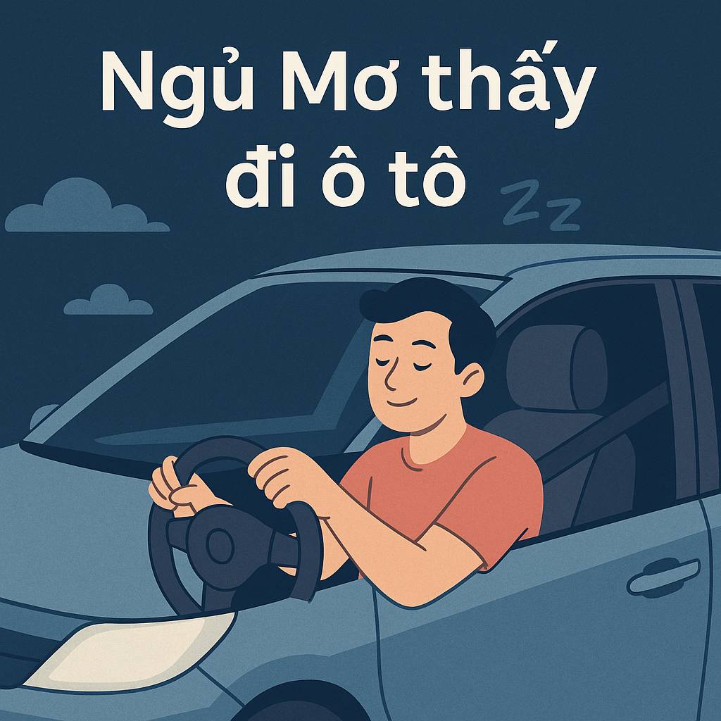 Mơ thấy đi ô tô là điềm gì? Đánh số mấy