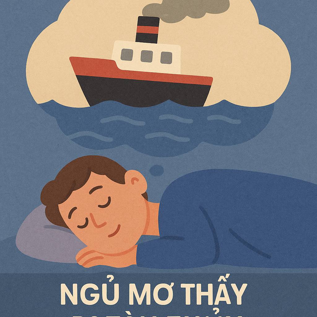 Mơ thấy đi tàu thủy là điềm gì? Đánh số mấy