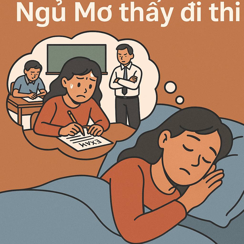 Mơ thấy đi thi là điềm gì? Đánh số mấy