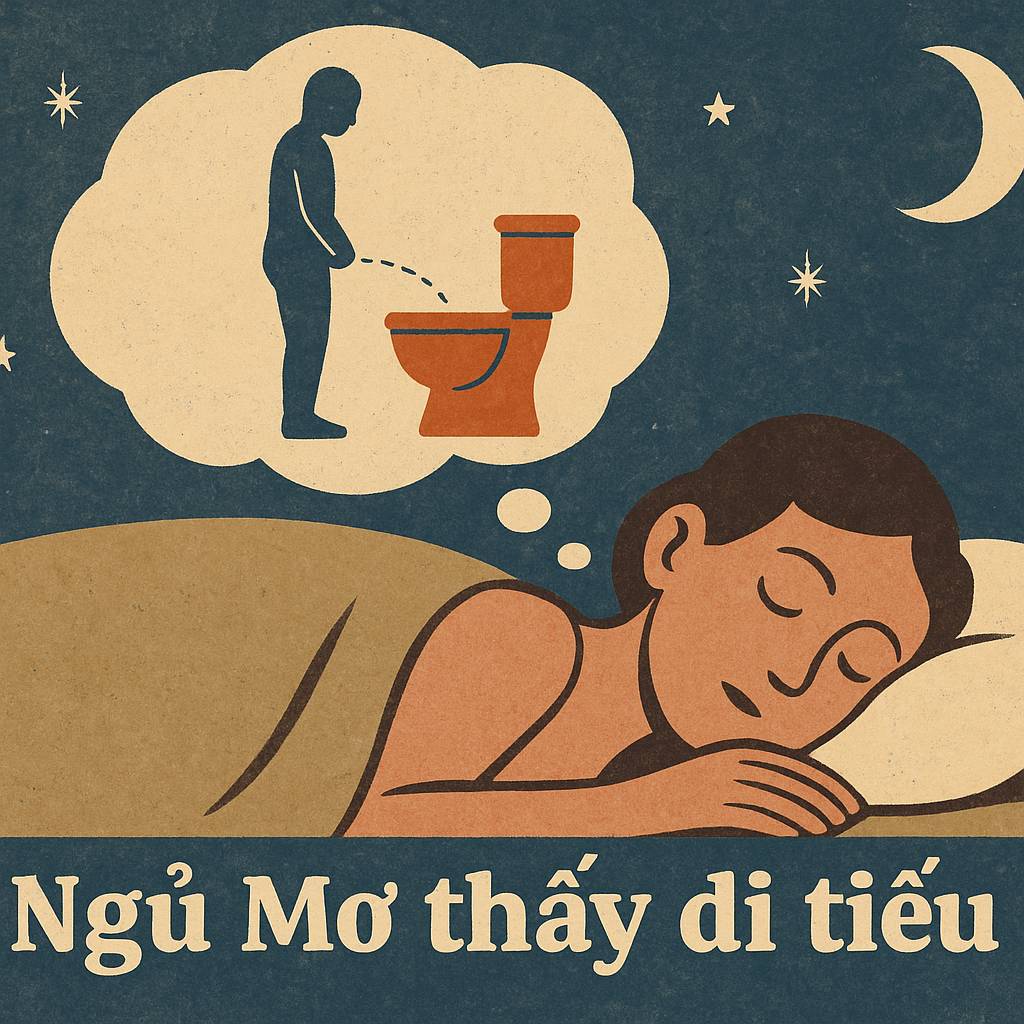 Mơ thấy đi tiểu là điềm gì? Đánh số mấy