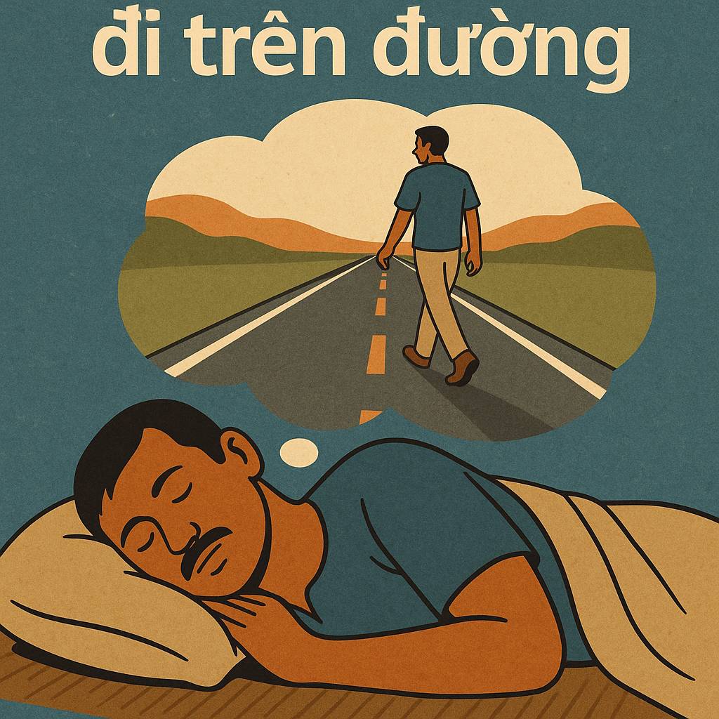 Mơ thấy đi trên đường là điềm gì? Đánh số mấy