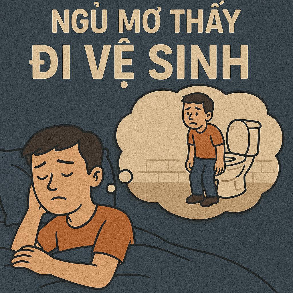 Mơ thấy đi vệ sinh là điềm gì? Đánh số mấy