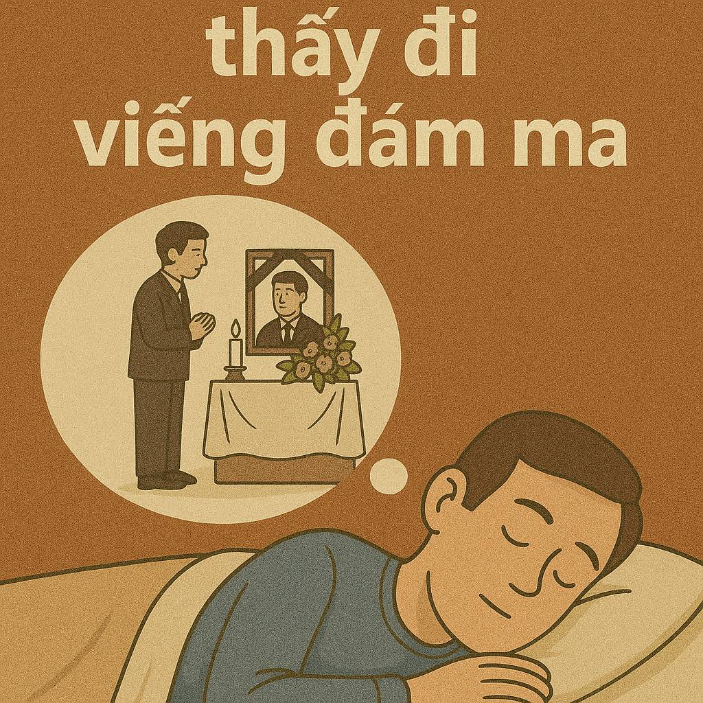 Mơ thấy đi viếng đám ma là điềm gì? Đánh số mấy?