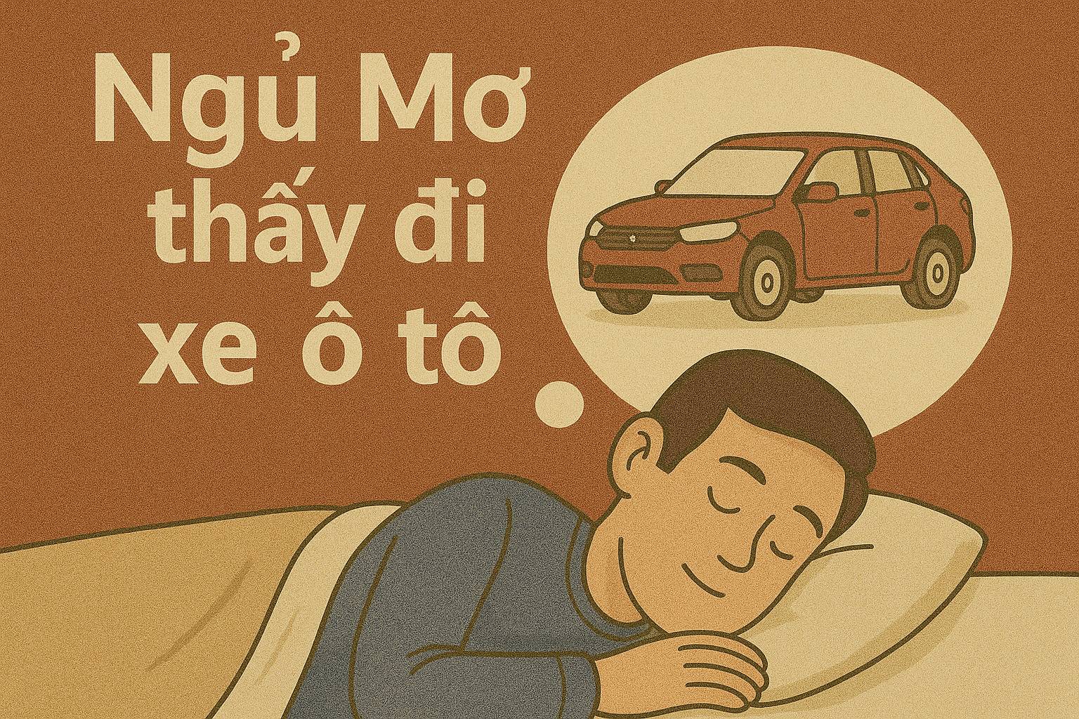 Mơ thấy đi xe ô tô là điềm gì? Đánh số mấy