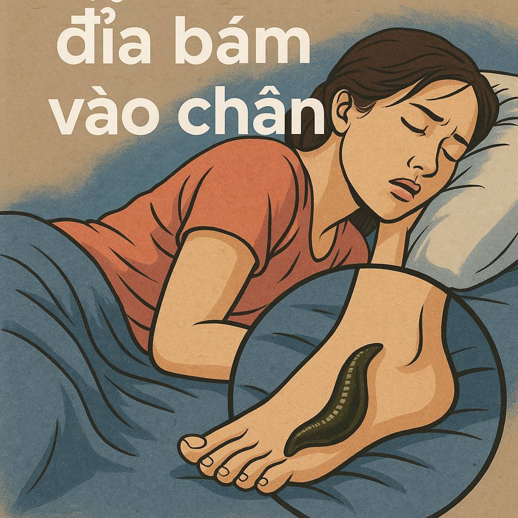 Mơ thấy đỉa bám vào chân là điềm gì? Đánh số mấy