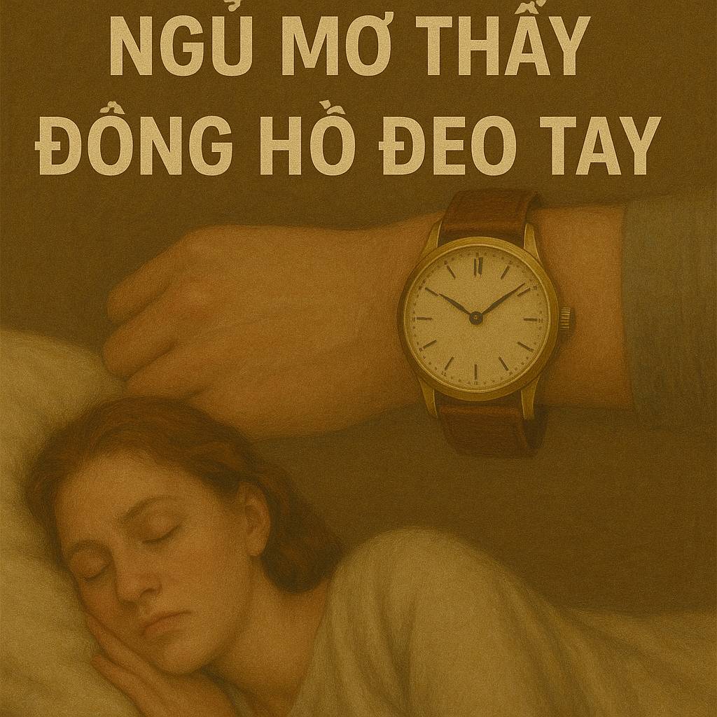 Mơ thấy đồng hồ đeo tay là điềm gì? Đánh số mấy