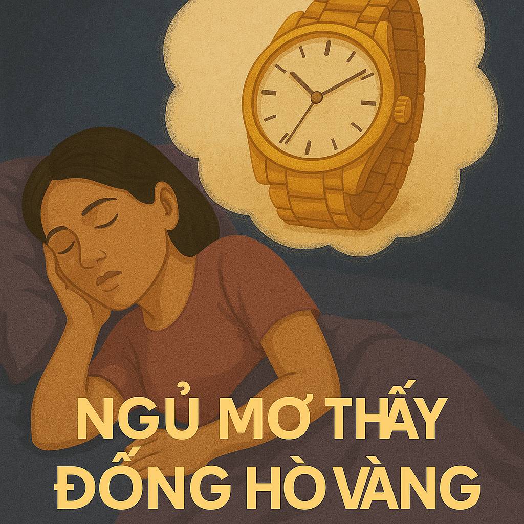Mơ thấy đồng hồ vàng là điềm gì? Đánh số mấy?
