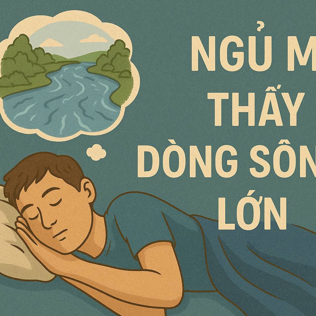 Mơ thấy dòng sông lớn là điềm gì? Đánh số mấy