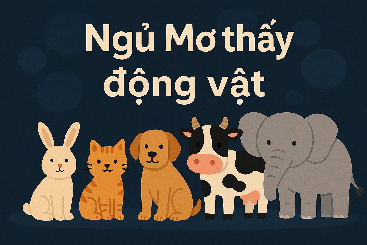 Mơ thấy động vật là điềm gì? Đánh số mấy