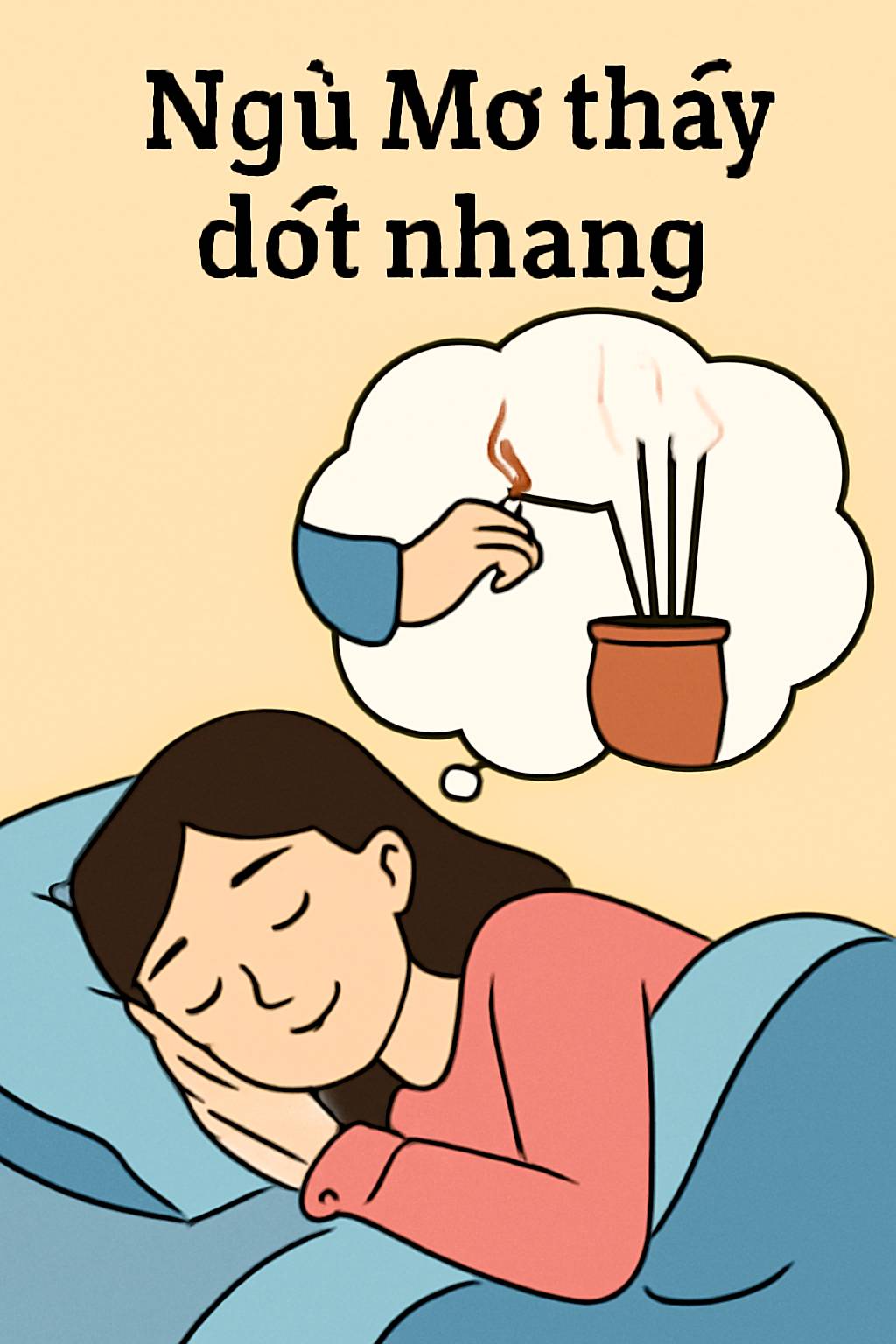 Mơ thấy đốt nhang là điềm gì? Đánh số mấy