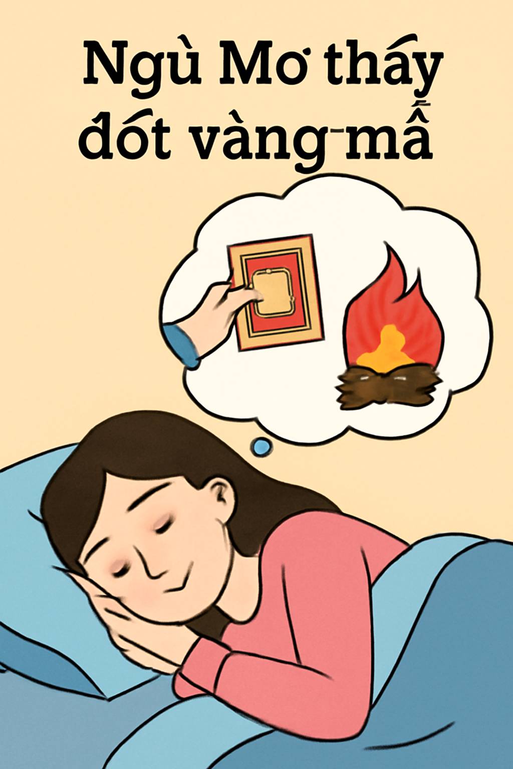Mơ thấy đốt vàng mã là điềm gì? Đánh số mấy
