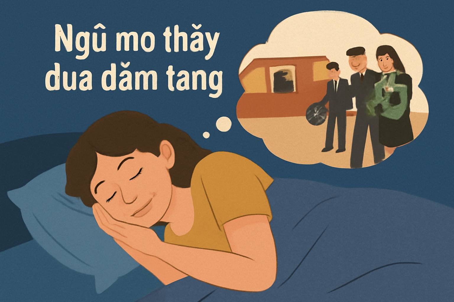 Mơ thấy đưa đám tang là điềm gì? Đánh số mấy