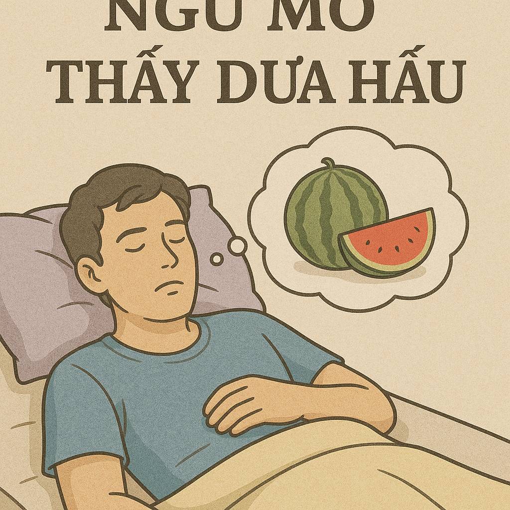 Mơ thấy dưa hấu là điềm gì? Đánh số mấy