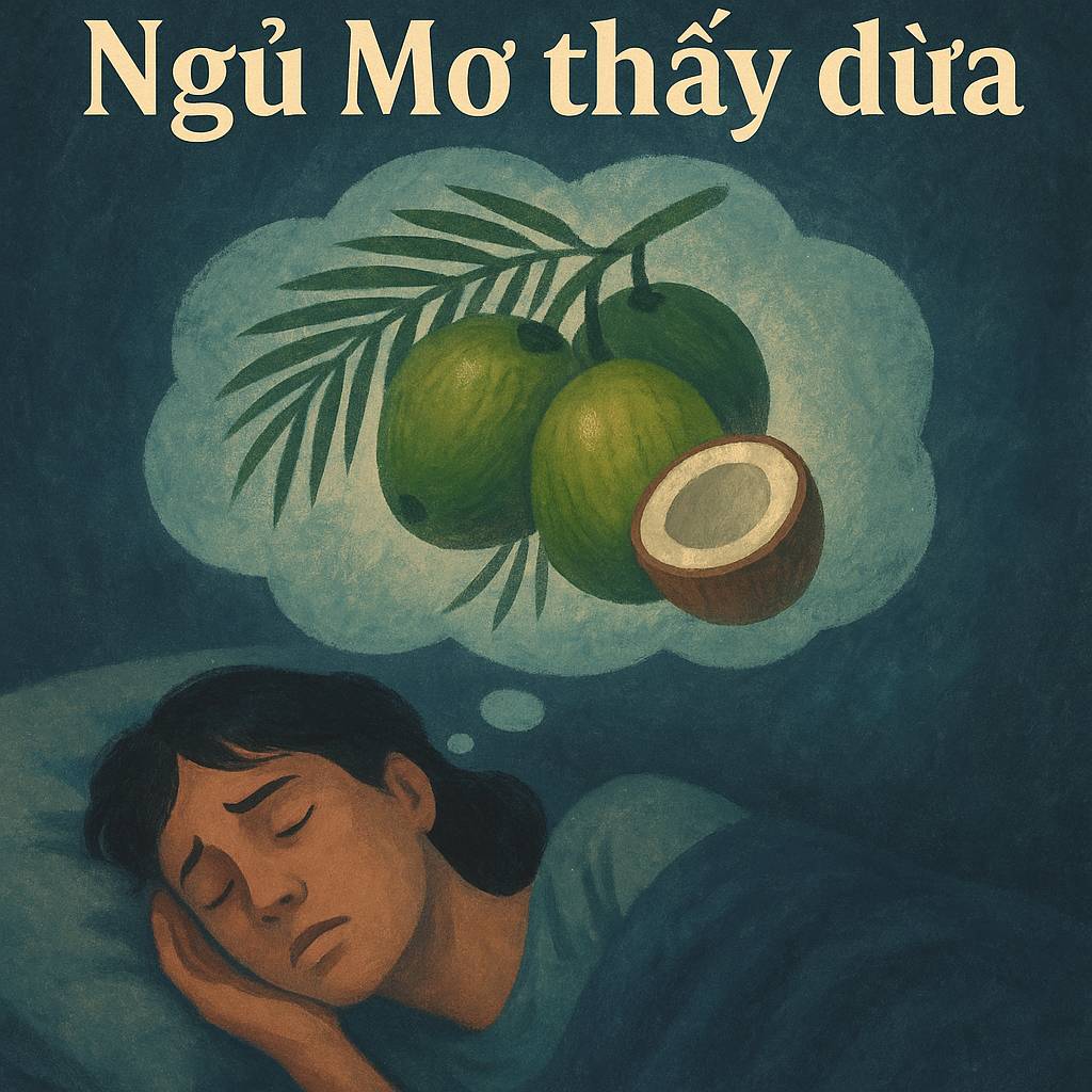 Mơ thấy dừa là điềm gì? Đánh số mấy?