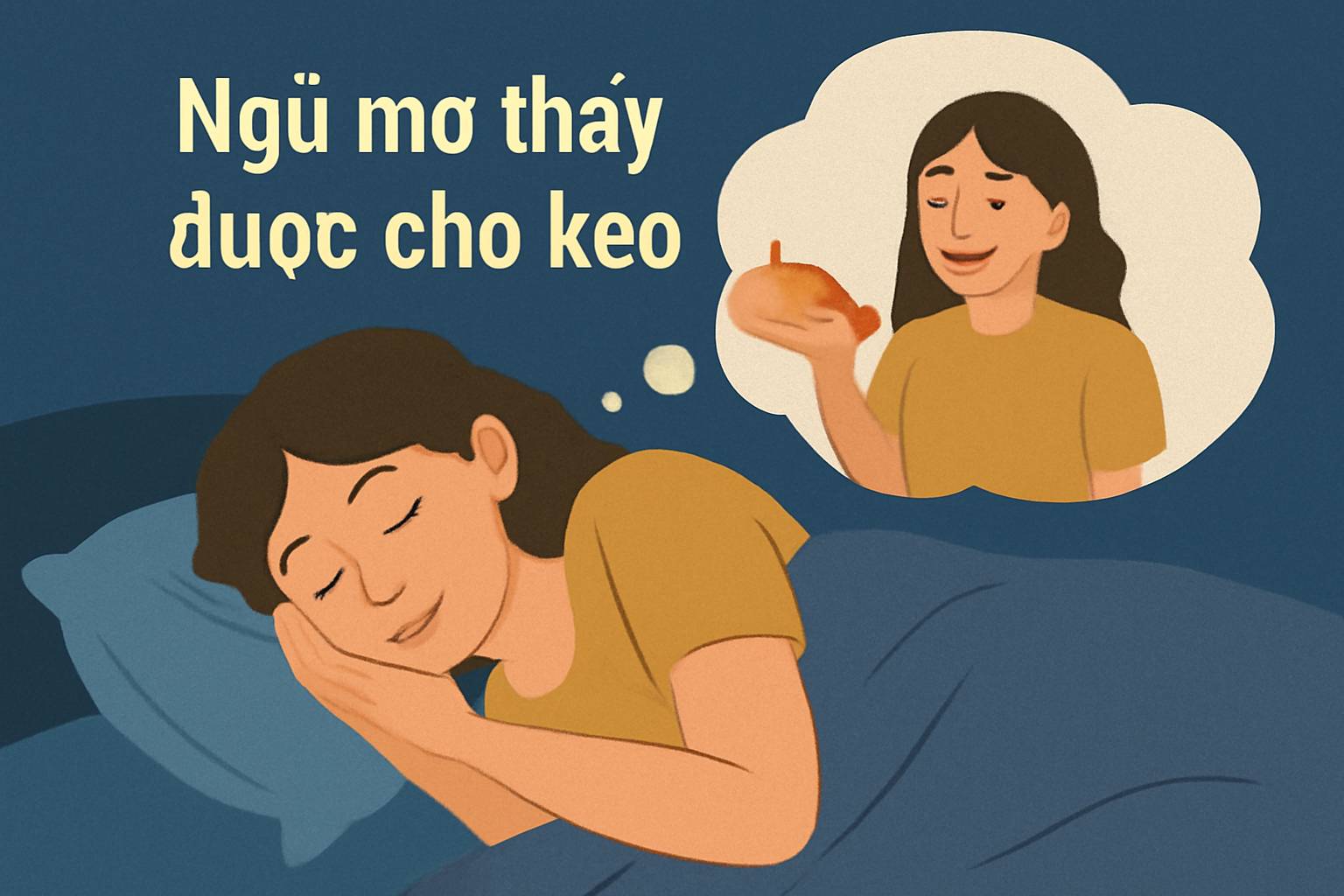 Mơ thấy được cho kẹo là điềm gì? Đánh số mấy