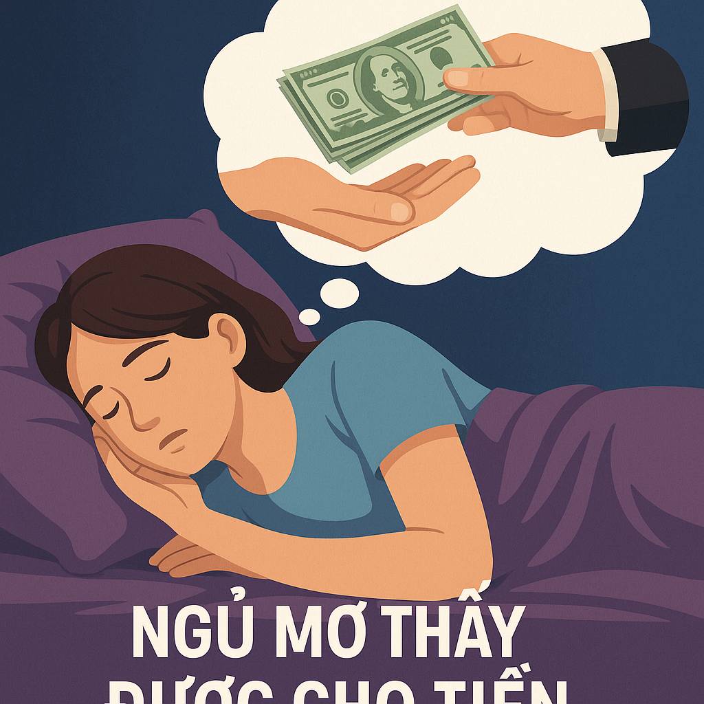 Mơ thấy được cho tiền là điềm gì? Đánh số mấy chuẩn nhất