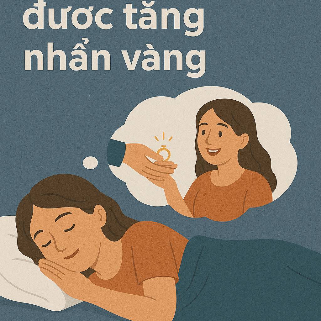 Mơ thấy được tặng nhẫn vàng là điềm gì? Đánh số mấy