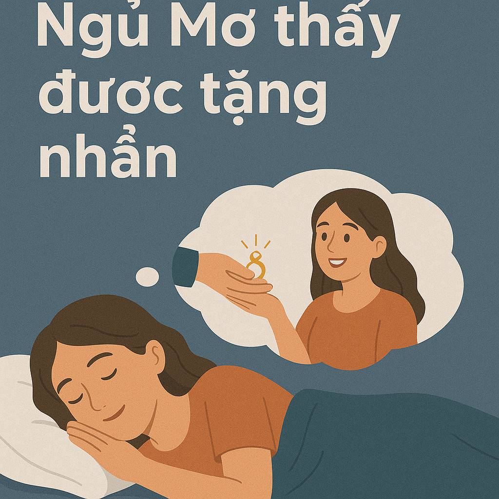Mơ thấy được tặng nhẫn là điềm gì? Đánh số mấy