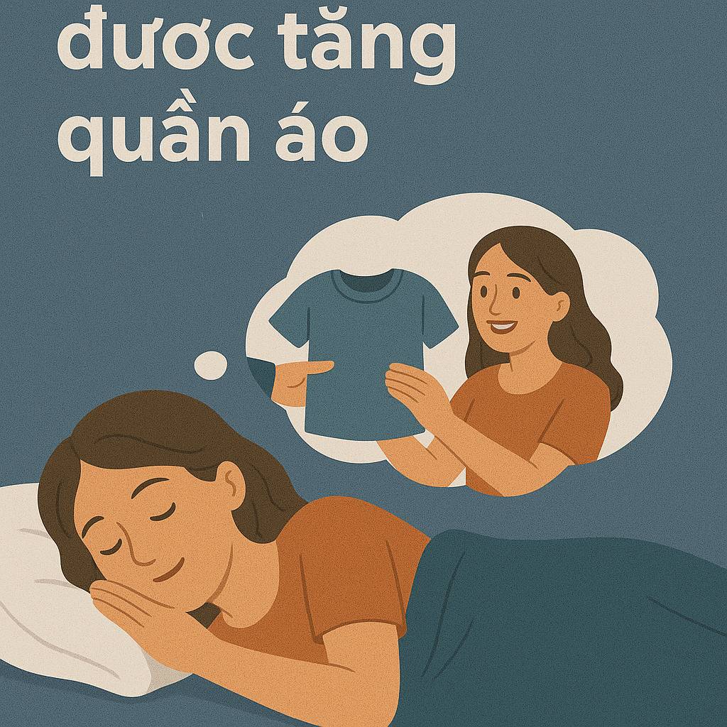 Mơ thấy được tặng quần áo là điềm gì? Đánh số mấy