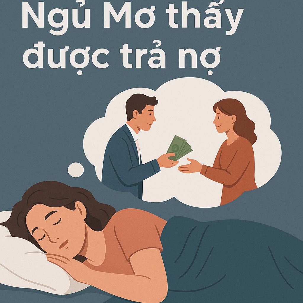 Mơ thấy được trả nợ là điềm gì? Đánh số mấy
