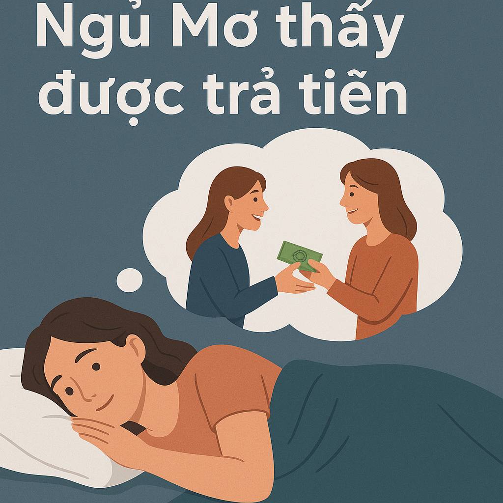 Mơ thấy được trả tiền là điềm gì? Đánh số mấy