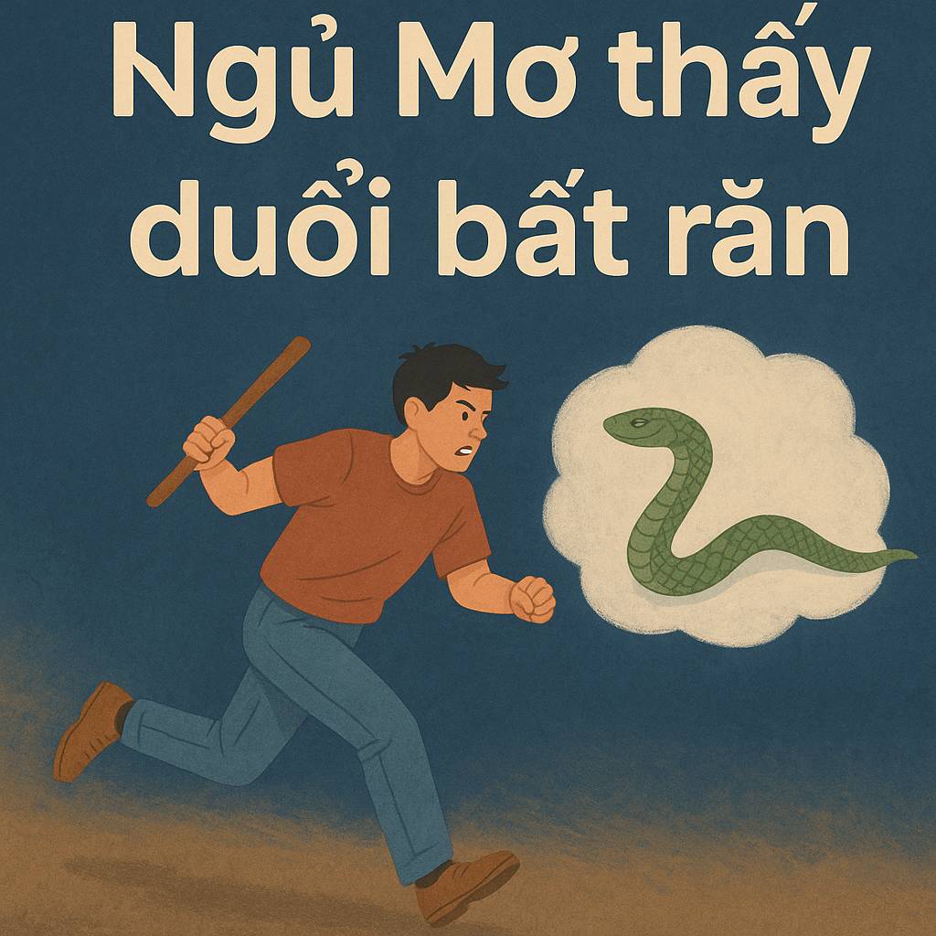 Mơ thấy đuổi bắt rắn là điềm gì? Đánh số mấy?