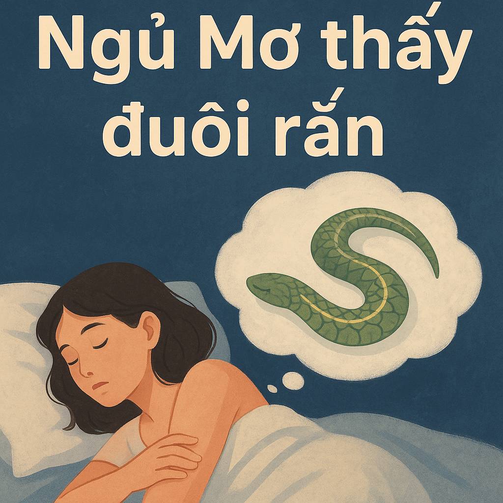 Mơ thấy đuôi rắn là điềm gì? Đánh số mấy?