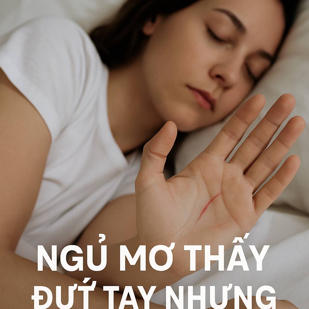 Mơ thấy đứt tay nhưng không chảy máu là điềm gì? Đánh số mấy?