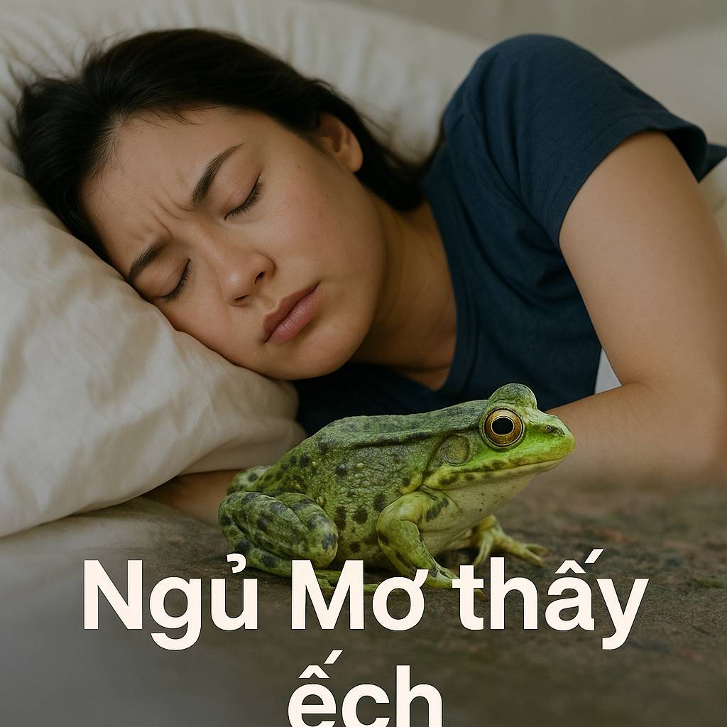 Mơ thấy ếch là điềm gì? Đánh số mấy