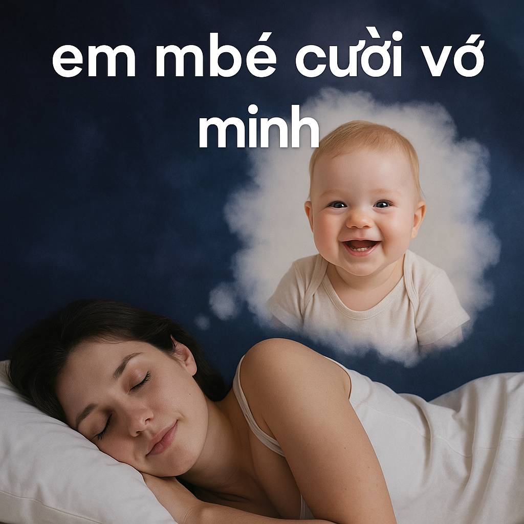 Mơ thấy em bé cười với mình là điềm gì? Đánh số mấy?