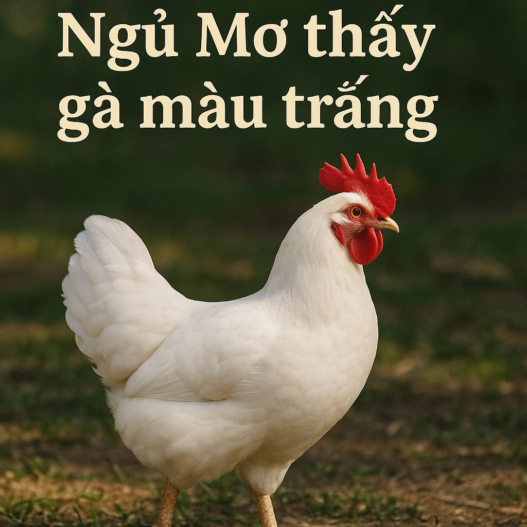 Mơ thấy gà màu trắng là điềm gì? Đánh số mấy?